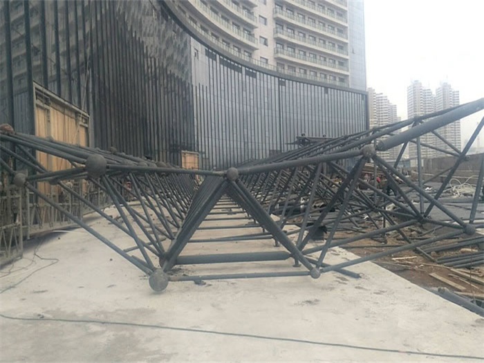 琼海万豪酒店雨棚网架